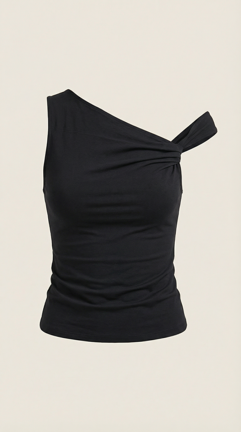 Asymmetrical Women's Top - Lightweight Fabric - Casual Style - Perfect for Everyday Wear - Available in Multiple Colors