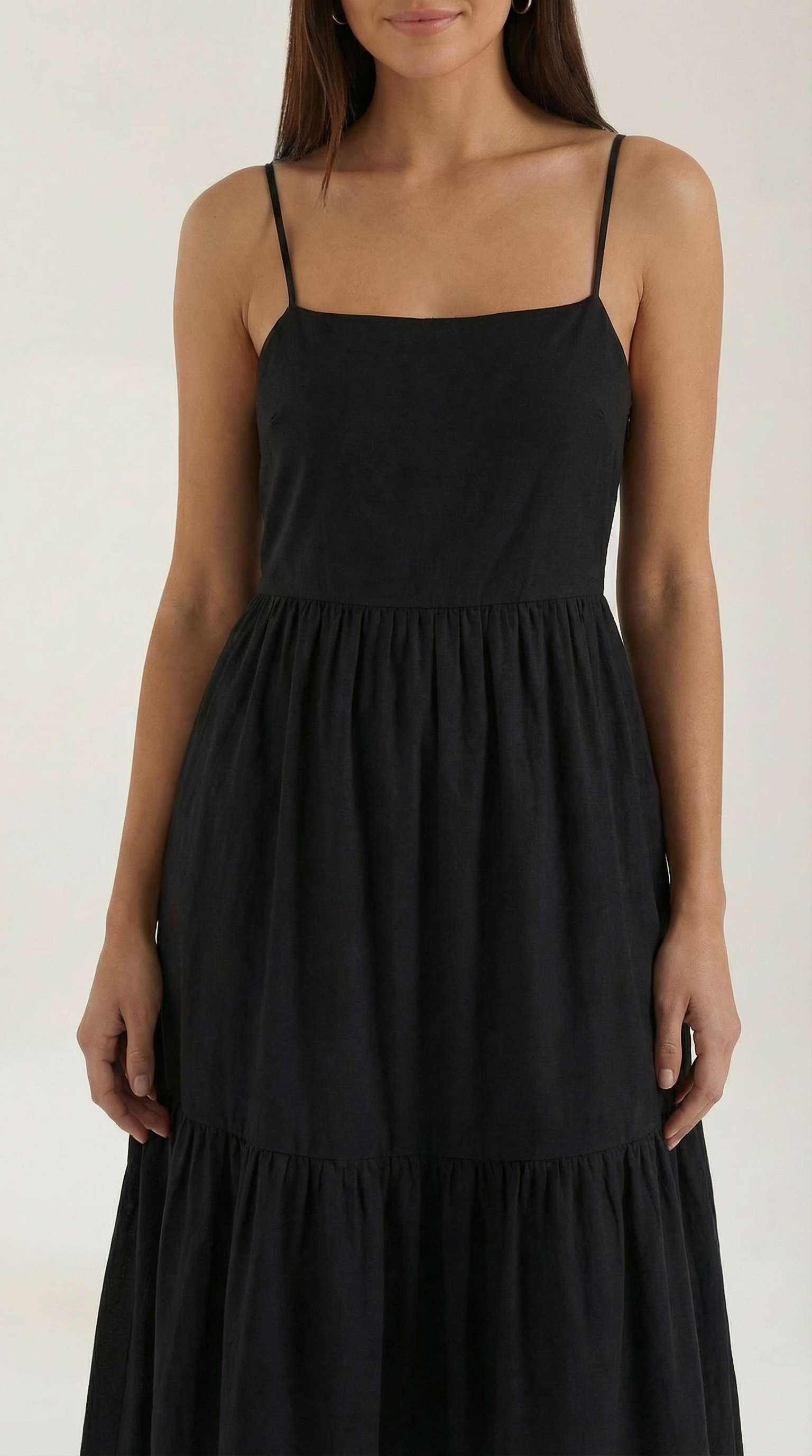 Backless Maxi Dress for Women - Lightweight Fabric, Elegant Design for Summer Events and Casual Outings