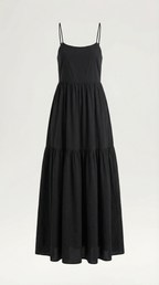 Backless Maxi Dress for Women - Lightweight Fabric, Elegant Design for Summer Events and Casual Outings