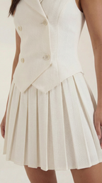 Blazer Mini Dress - Tailored Fit, Polyester Blend - Chic Evening Wear for Women