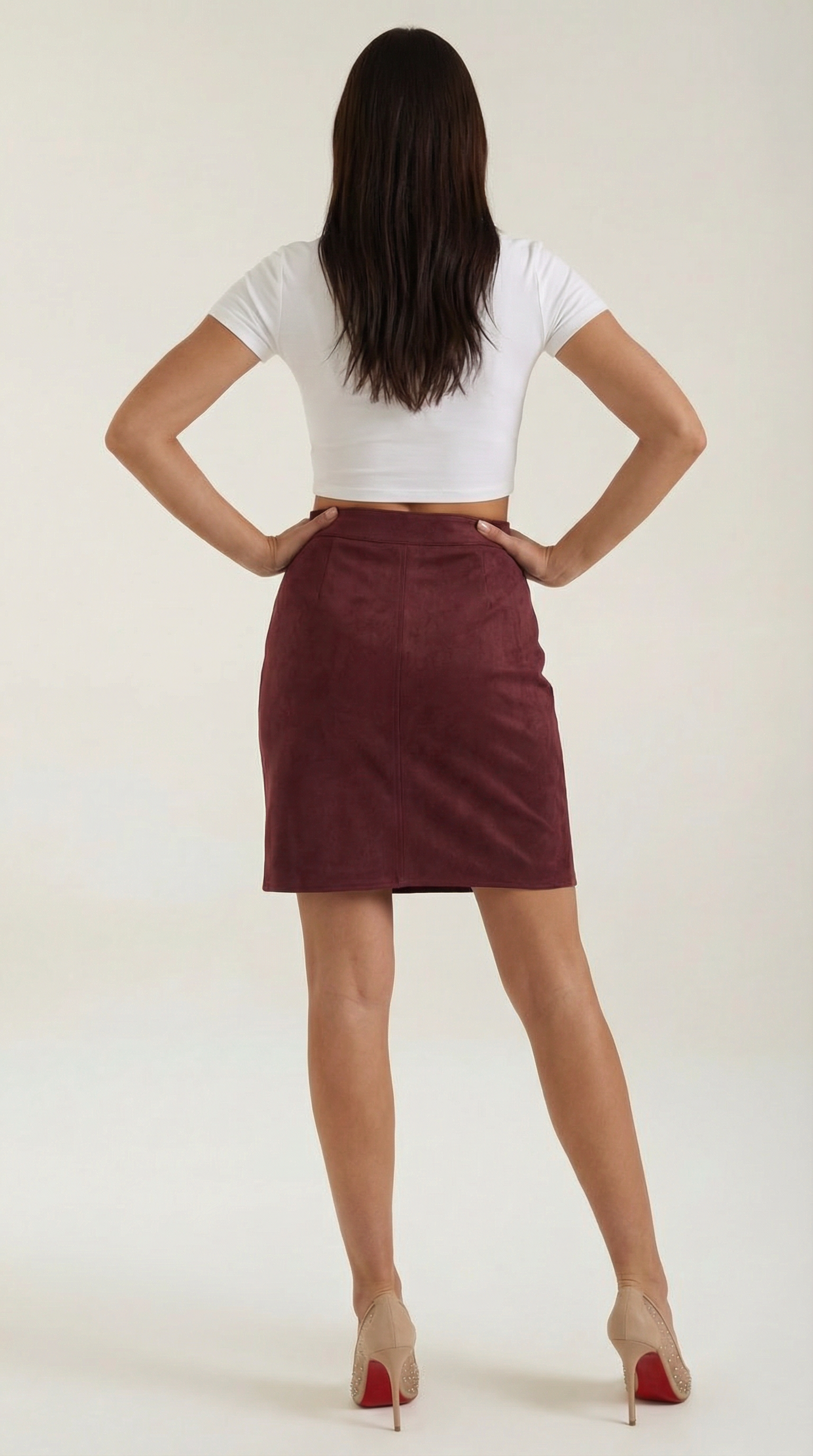 Buttoned Skirt in Soft Fabric - Casual Chic Style for Everyday Wear