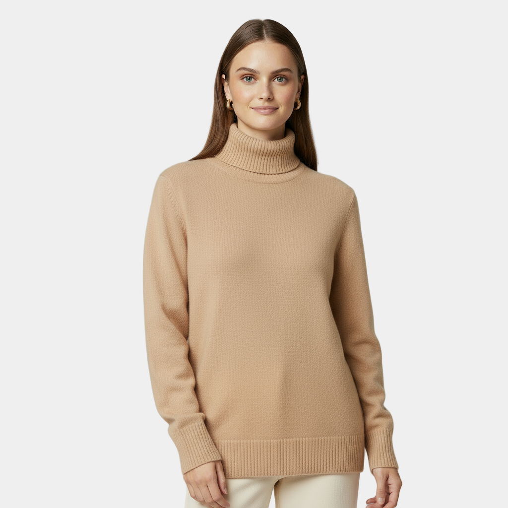 Cashmere Turtleneck Sweater for Women | Classy Design | Warm and Comfortable Knitwear for Everyday Wear