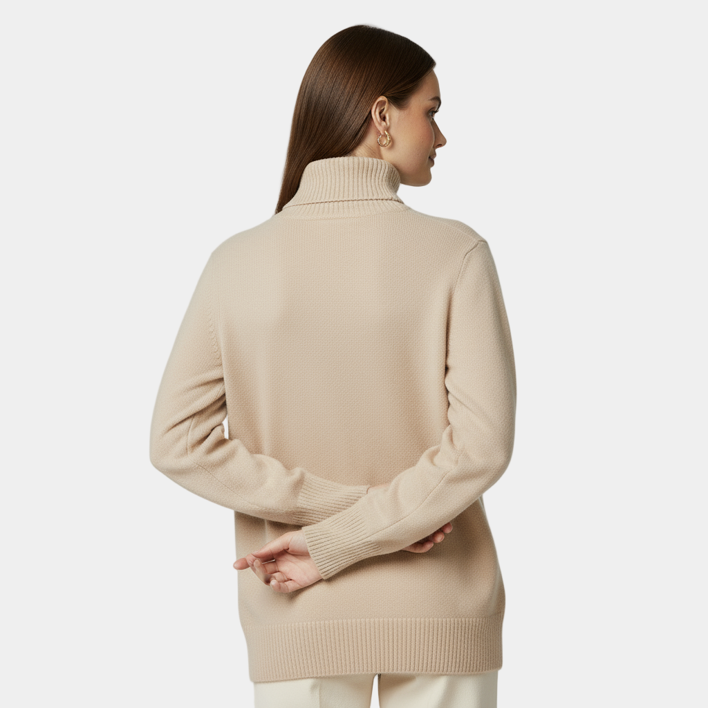Cashmere Turtleneck Sweater for Women | Classy Design | Warm and Comfortable Knitwear for Everyday Wear