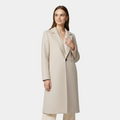 Chic Women's Tailored Wool Coat - Single Button Design for Stylish Outerwear in Cold Weather