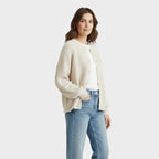 Chunky Waffle Knit Cardigan for Women – Button Front, Cozy Layering Piece for Casual Wear