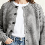 Chunky Waffle Knit Cardigan for Women – Button Front, Cozy Layering Piece for Casual Wear