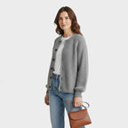 Chunky Waffle Knit Cardigan for Women – Button Front, Cozy Layering Piece for Casual Wear