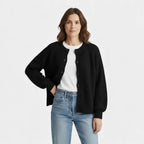 Chunky Waffle Knit Cardigan for Women – Button Front, Cozy Layering Piece for Casual Wear