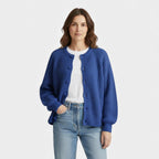 Chunky Waffle Knit Cardigan for Women – Button Front, Cozy Layering Piece for Casual Wear