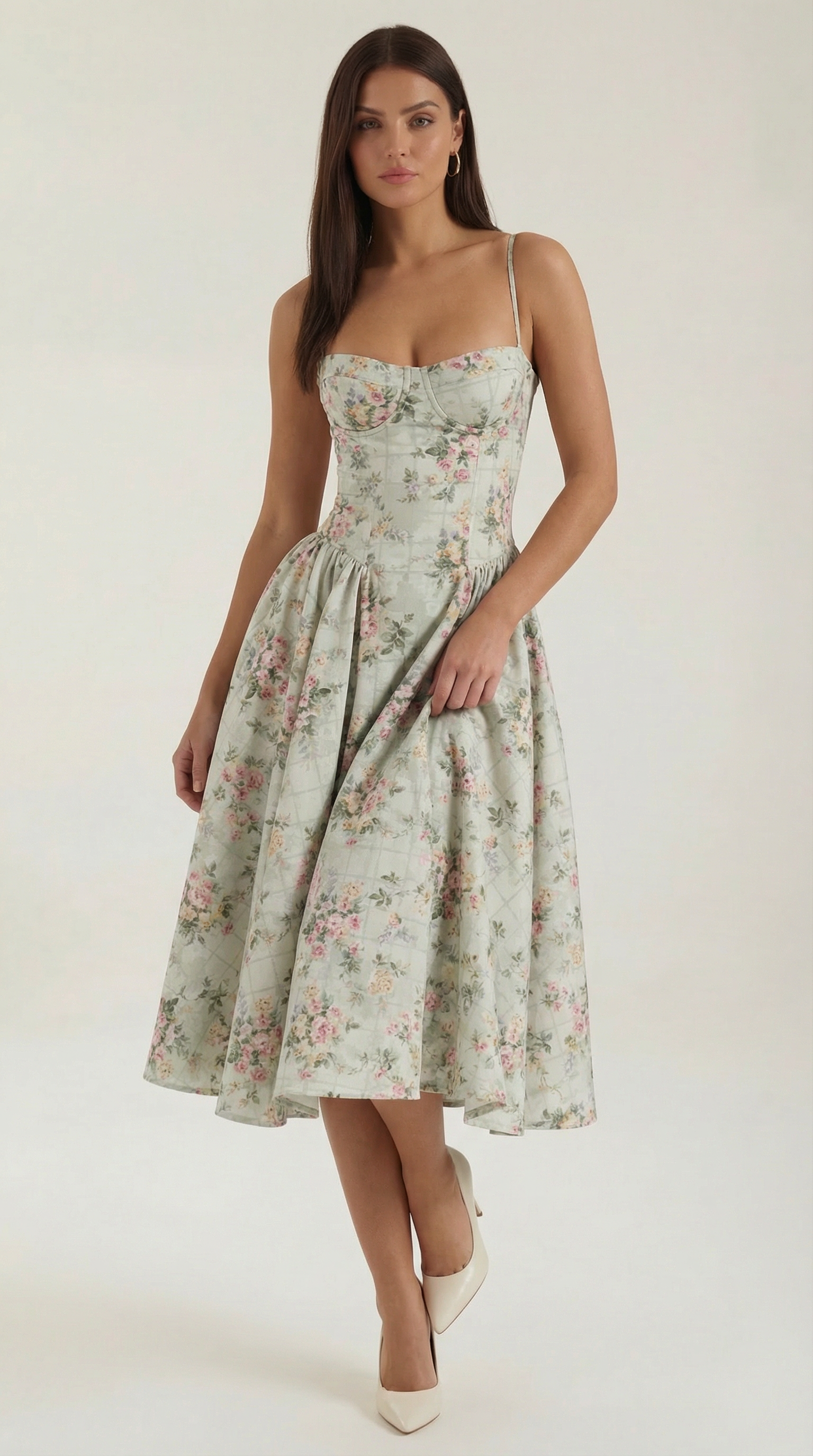 Women's Midi Dresses FLORSTONE Women's Midi Dresses FLORSTONE