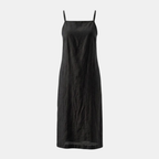 Cotton Linen Slip Dress for Women with Pockets - Casual Summer Wear