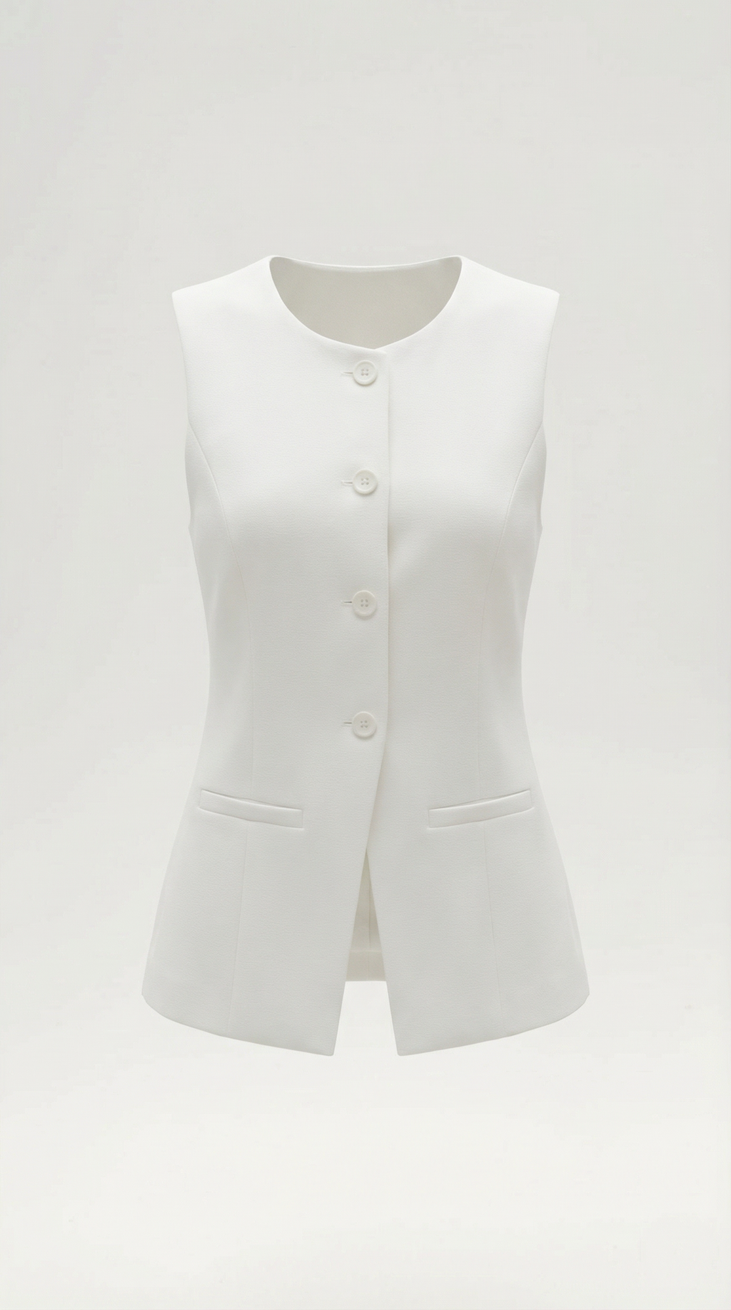 Cotton Tank Top with Button Details - Lightweight Sleeveless Shirt for Casual Everyday Wear