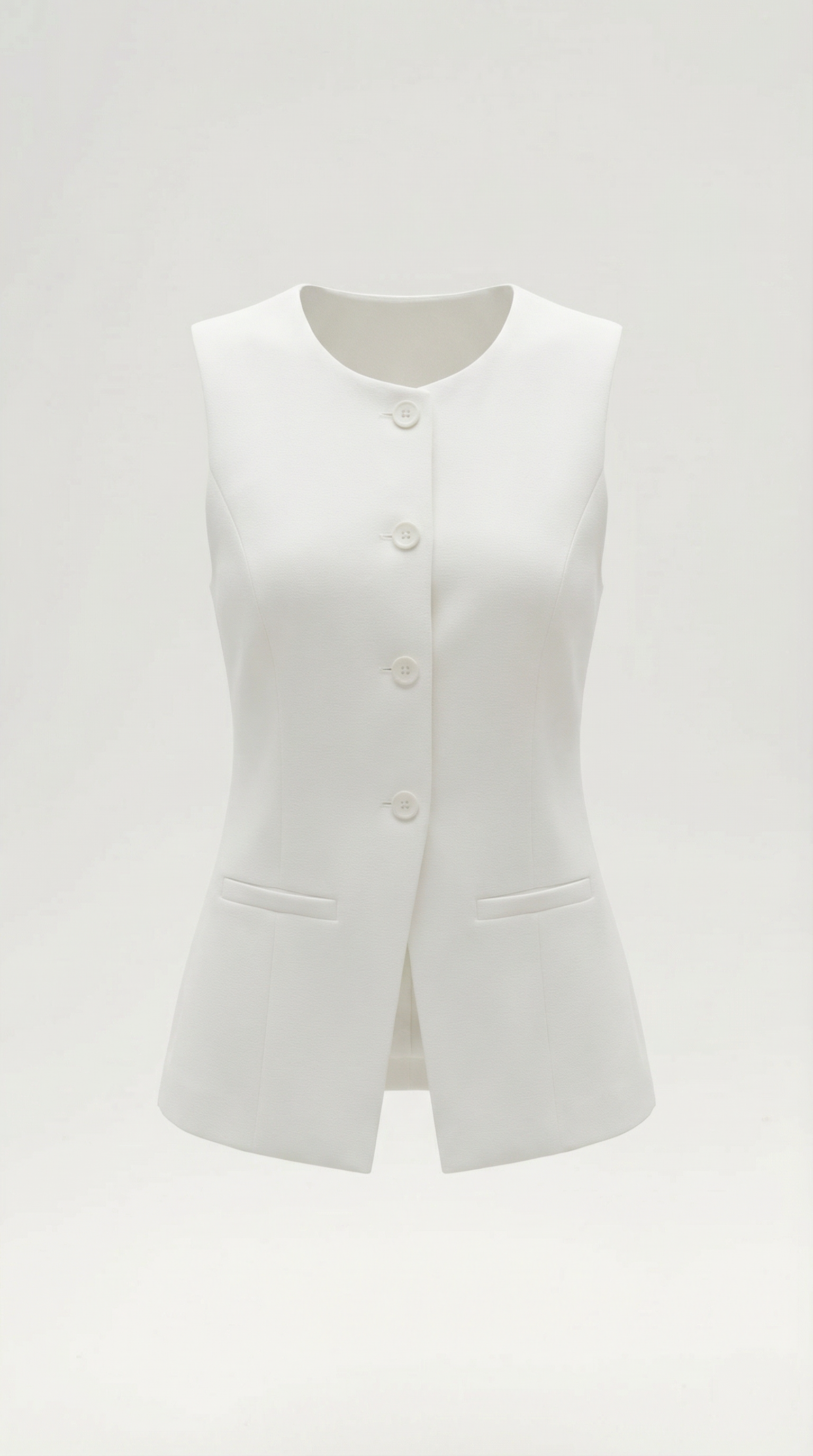 Cotton Tank Top with Button Details - Lightweight Sleeveless Shirt for Casual Everyday Wear