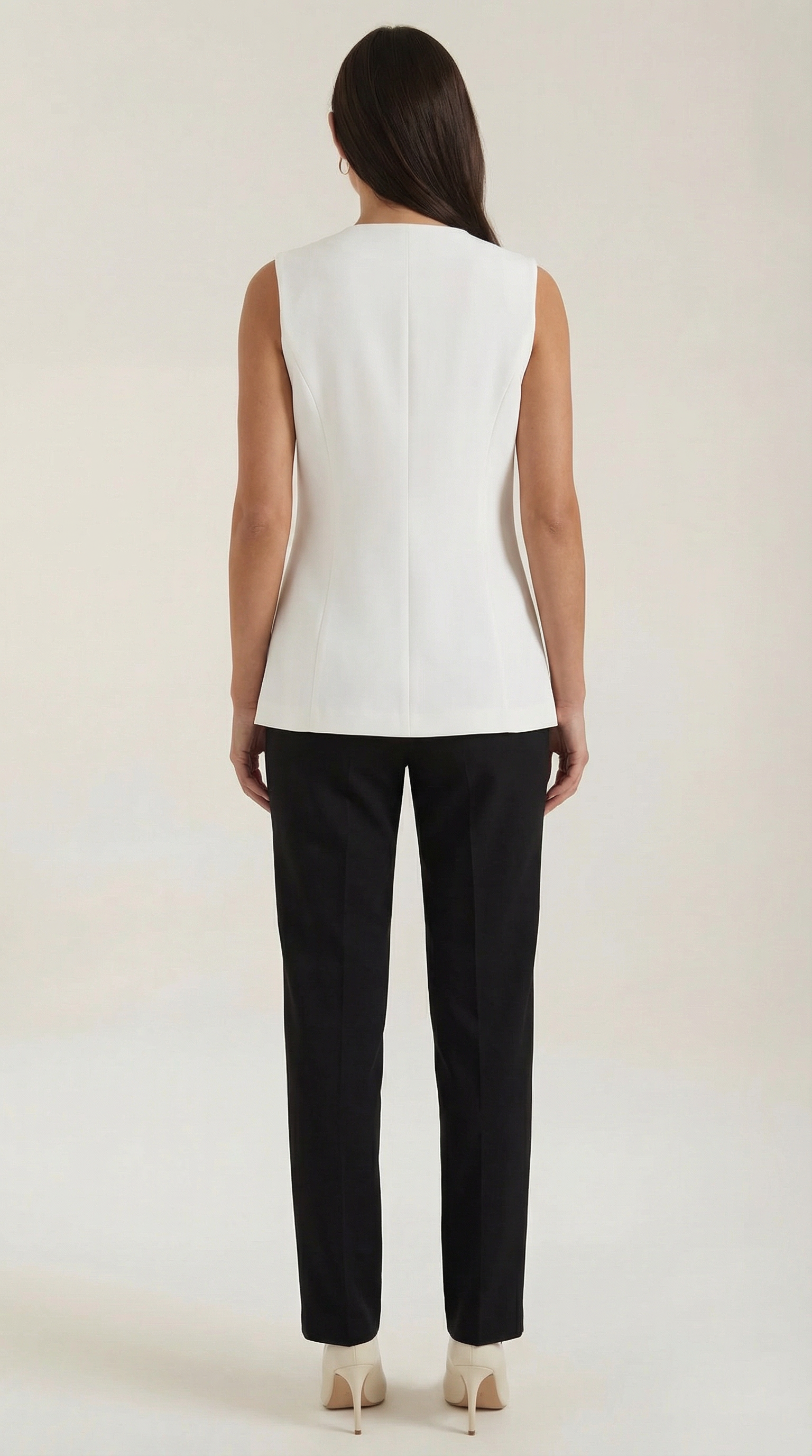 Cotton Tank Top with Button Details - Lightweight Sleeveless Shirt for Casual Everyday Wear