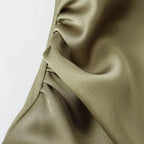 Elegant Satin Midi Dress for Women - Evening Wear, Perfect for Parties and Special Occasions