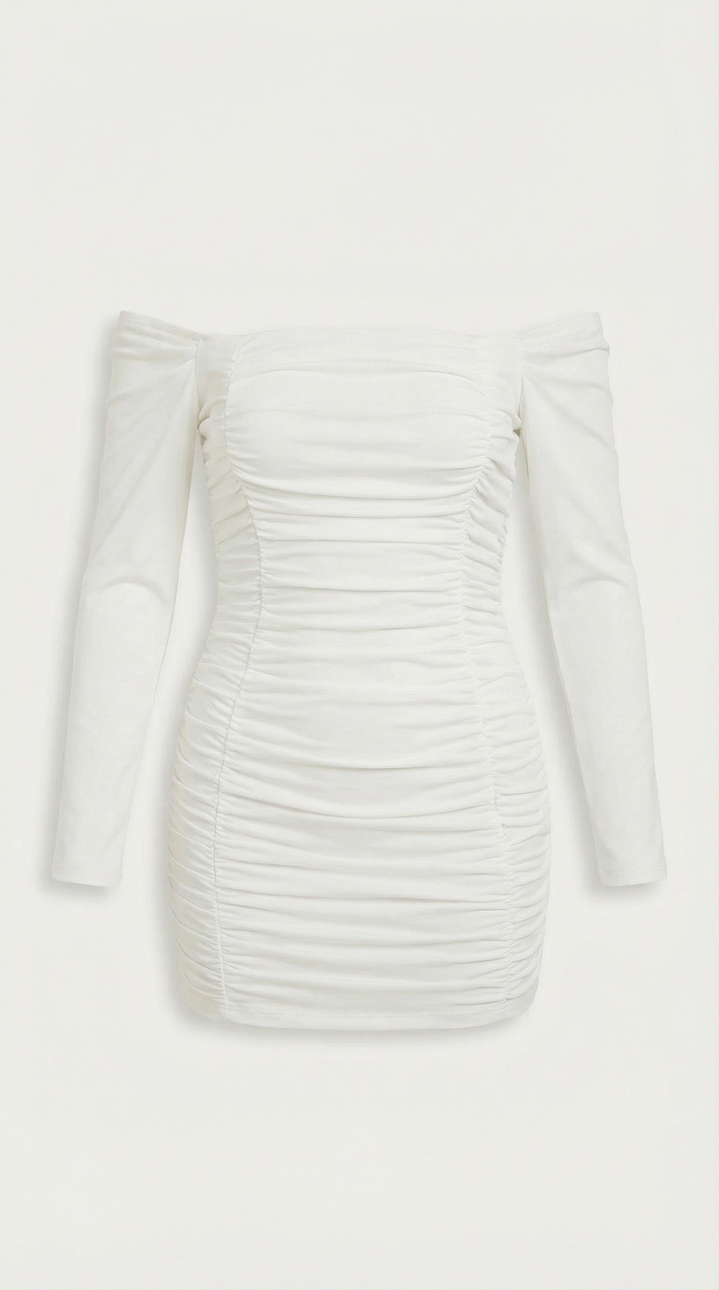 Figure-Hugging Mini Dress in Stretch Fabric - Casual Evening Wear for Women