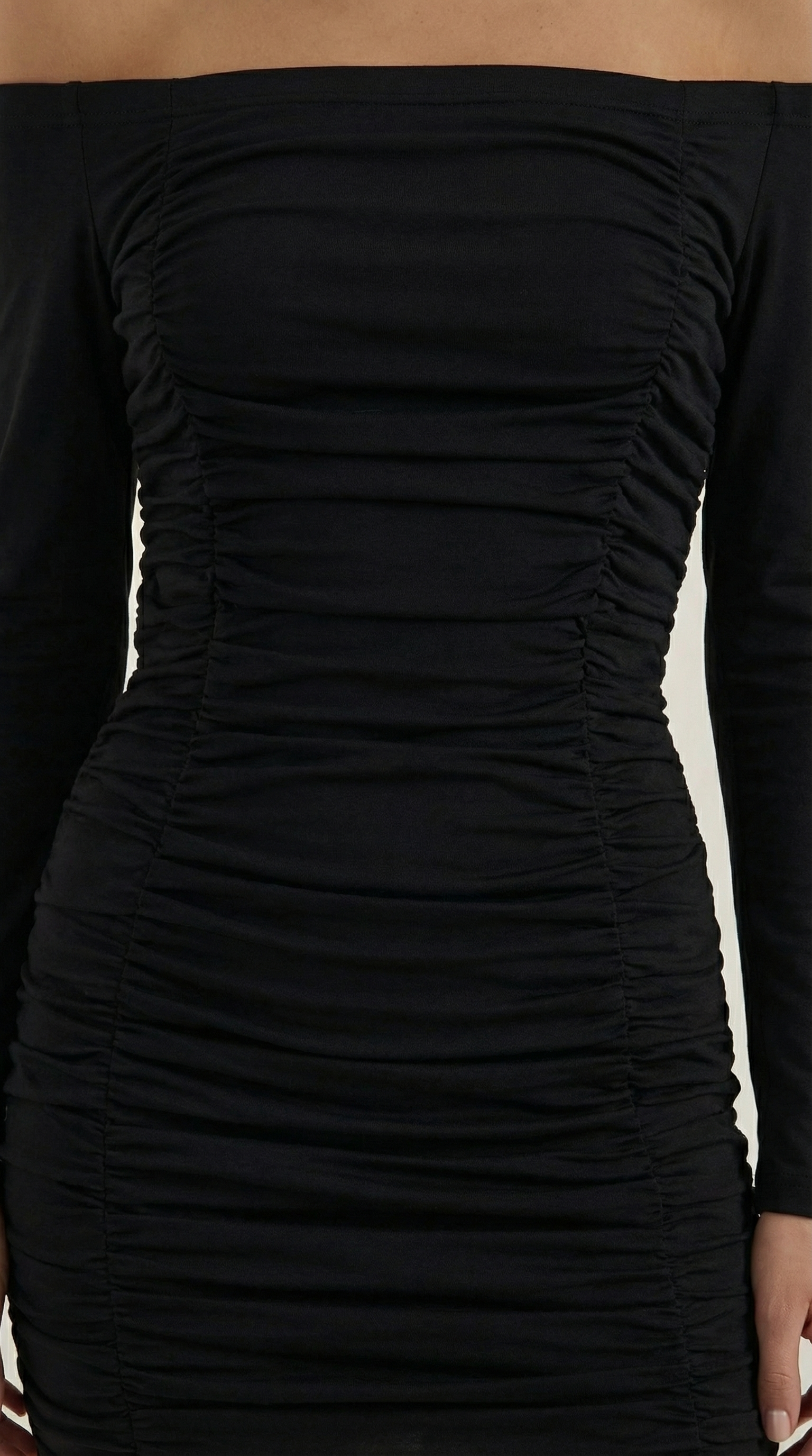 Figure-Hugging Mini Dress in Stretch Fabric - Casual Evening Wear for Women