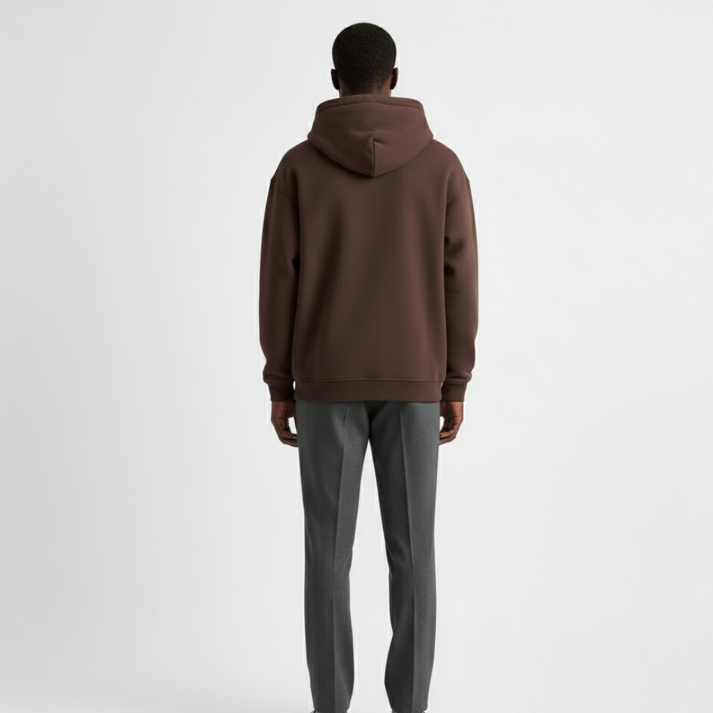 Heavyweight Men's Hoodie - Durable Cotton Blend - Casual Style for Everyday Wear - Available in Multiple Colors