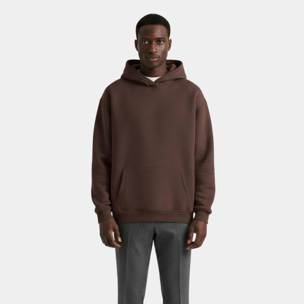 Heavyweight Men's Hoodie - Durable Cotton Blend - Casual Style for Everyday Wear - Available in Multiple Colors