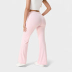 High Waisted Flared Leggings for Women - Sculpting Stretch Fabric - Comfortable Activewear for Yoga and Casual Wear