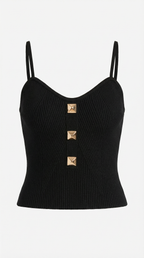 Jasmin Women's Tank Top - Lightweight Cotton Blend - Casual Sleeveless Shirt for Everyday Wear