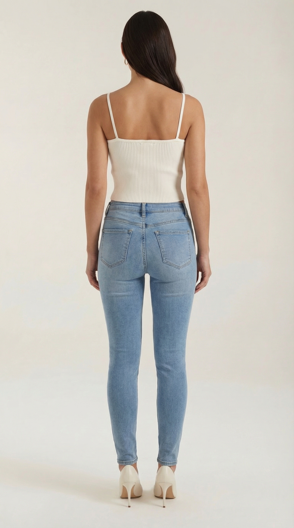 Jasmin Women's Tank Top - Lightweight Cotton Blend - Casual Sleeveless Shirt for Everyday Wear