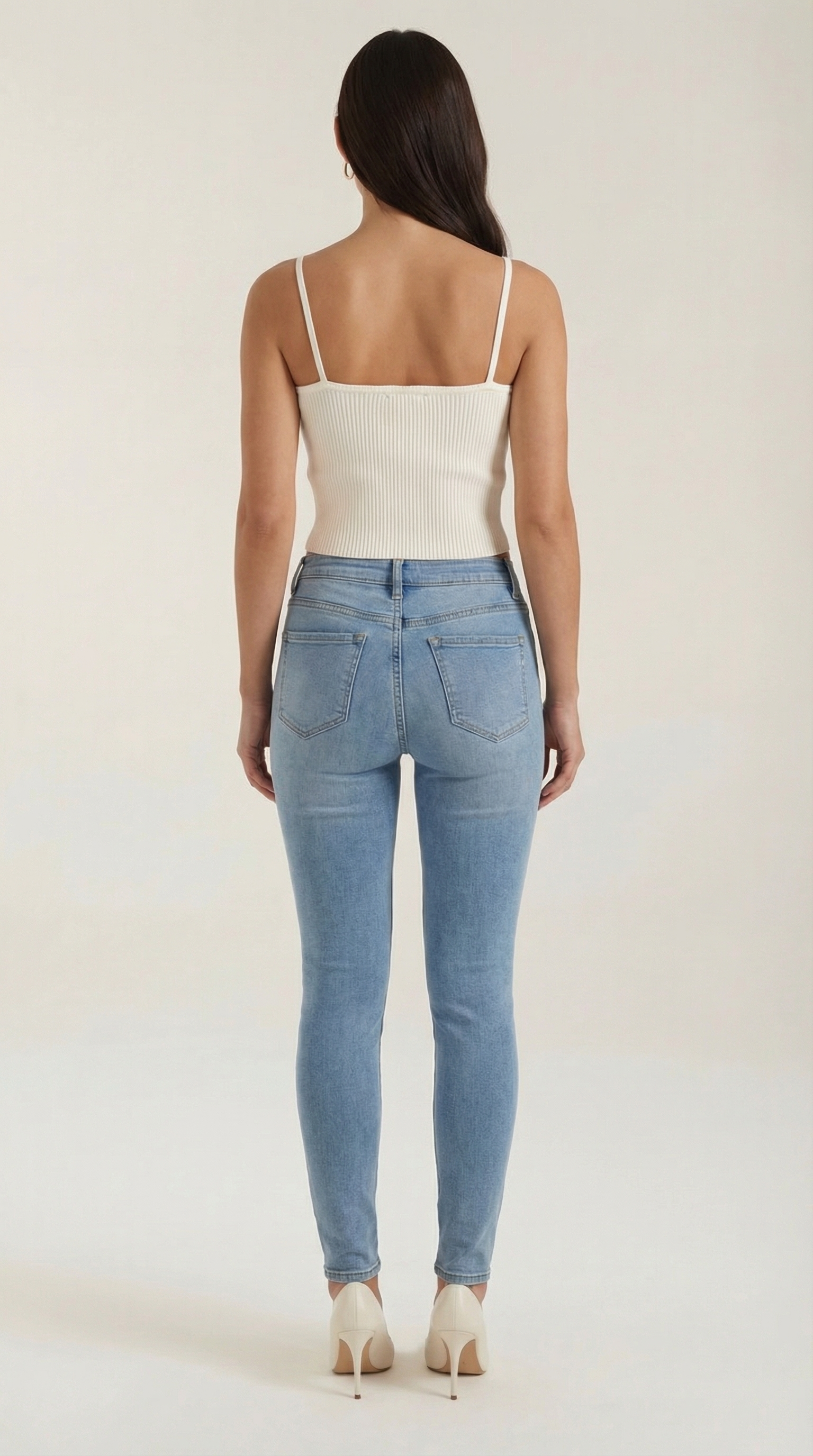 Jasmin Women's Tank Top - Lightweight Cotton Blend - Casual Sleeveless Shirt for Everyday Wear