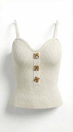 Jasmin Women's Tank Top - Lightweight Cotton Blend - Casual Sleeveless Shirt for Everyday Wear