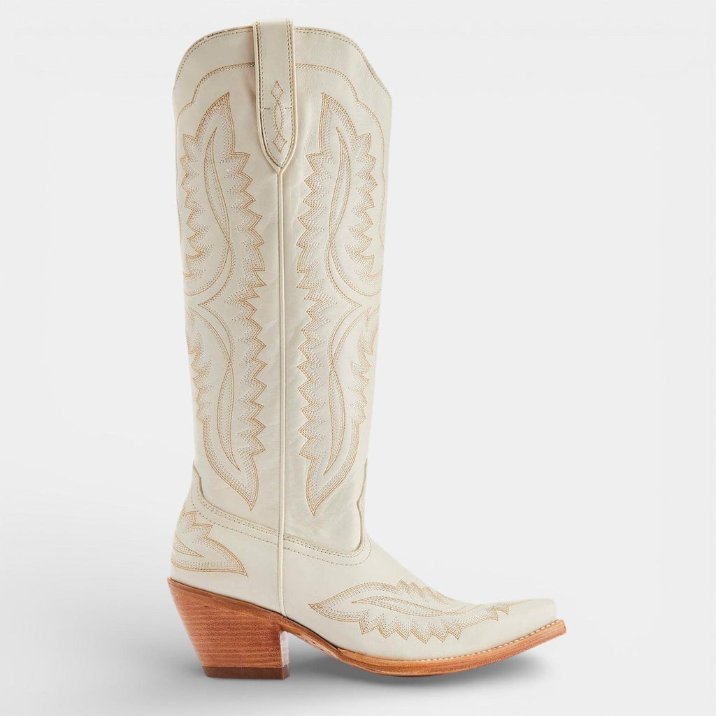 Knee High Vegan Leather Cowboy Boots for Women - Western Block Heel Design for Casual Wear