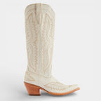 Knee High Vegan Leather Cowboy Boots for Women - Western Block Heel Design for Casual Wear