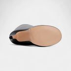 Knee-High Women's Boots with Rounded Toe and High Platform for Casual Wear - Stylish Footwear for Fall and Winter