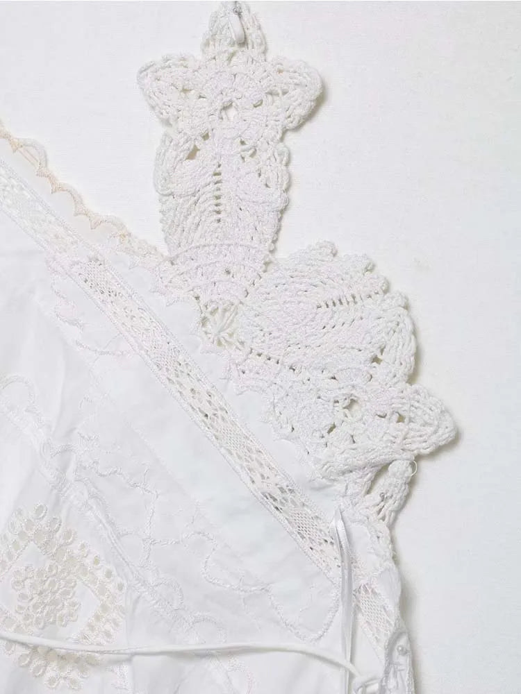 Lace Halter Top for Women - Lightweight Summer Blouse - Casual Feminine Wear - Perfect for Outdoor Events and Everyday Use