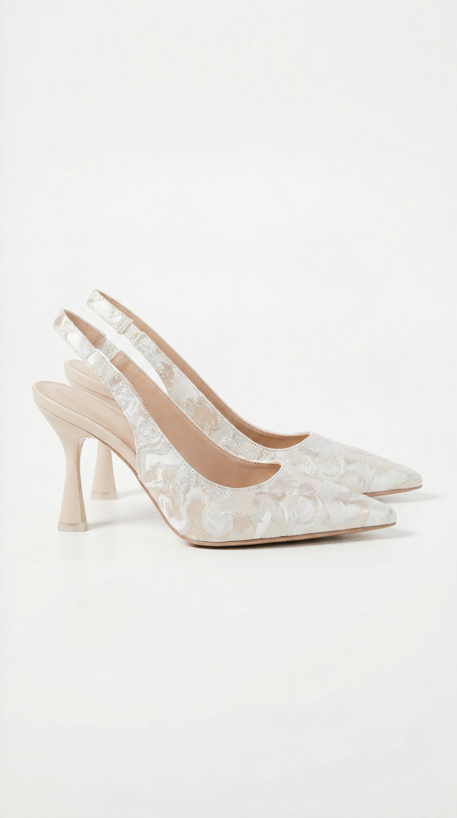 Lace Heeled Sandals - Elegant Design for Formal Events - Women's Footwear