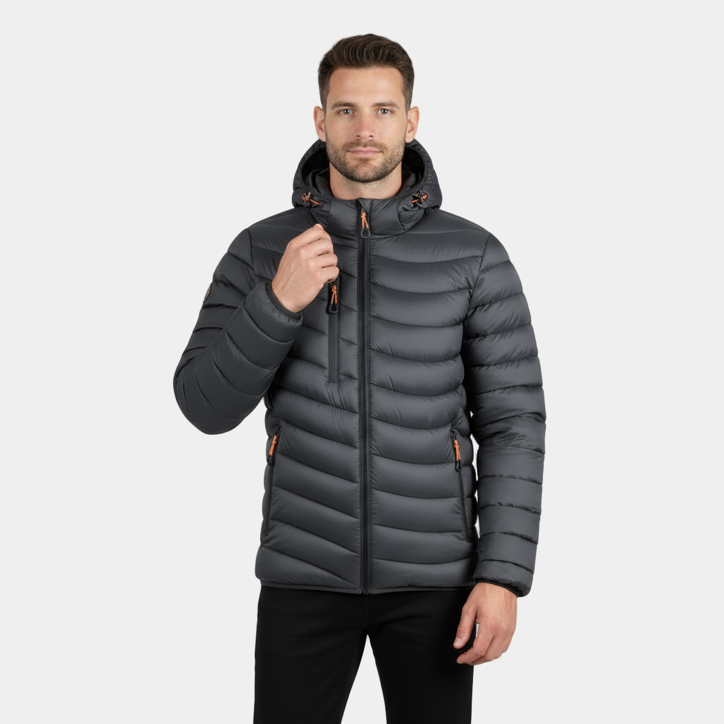 Lightweight Slim Fit Puffer Jacket for Men - Insulated, Water-Resistant, Casual Outerwear for Cool Weather