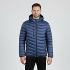 Lightweight Slim Fit Puffer Jacket for Men - Insulated, Water-Resistant, Casual Outerwear for Cool Weather