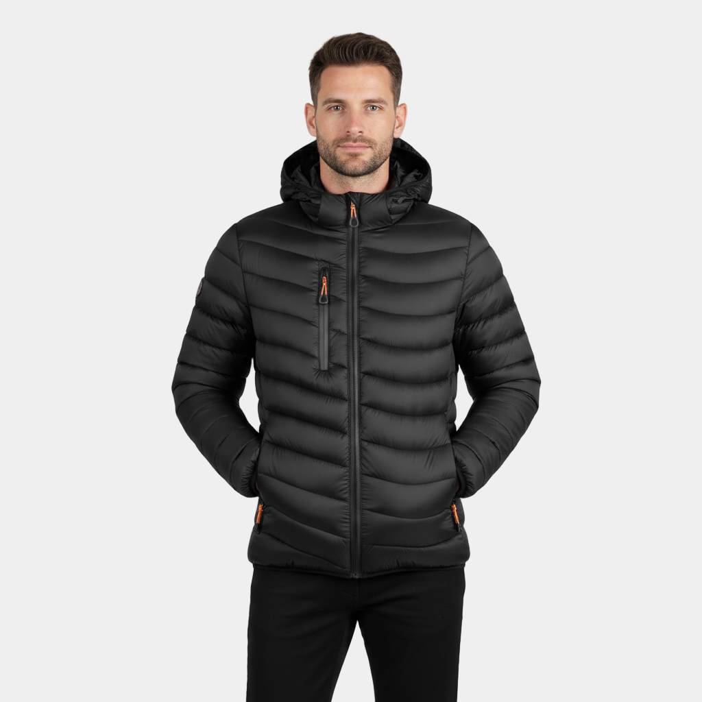 Lightweight Slim Fit Puffer Jacket for Men - Insulated, Water-Resistant, Casual Outerwear for Cool Weather