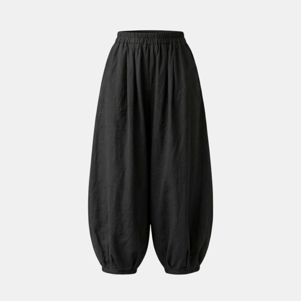 Linen Harem Pants for Women - Loose Fit, Comfortable Casual Wear