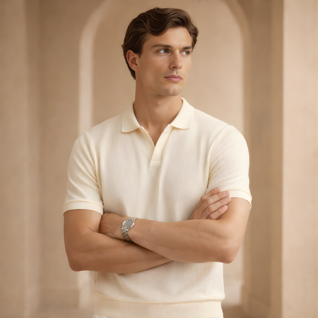 Linen Short Sleeve T-Shirt for Men - Casual Summer Wear in Lightweight Fabric