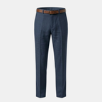 Linen Straight Leg Trousers for Men - Tailored Fit for Casual or Formal Wear