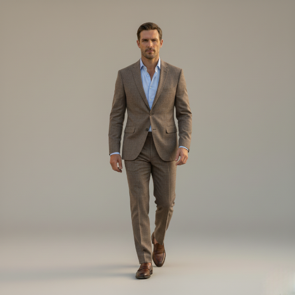 Linen Suit Set for Men - Breathable Fabric - Casual or Formal Wear