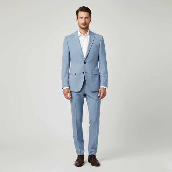Linen Suit Set for Men - Breathable Fabric - Casual or Formal Wear