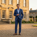 Linen Suit Set for Men - Breathable Fabric - Casual or Formal Wear