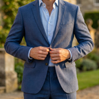 Linen Suit Set for Men - Breathable Fabric - Casual or Formal Wear