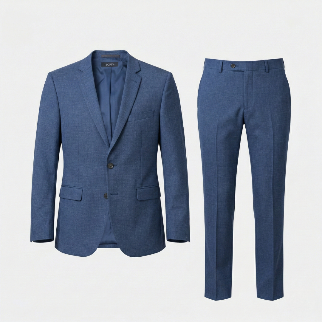 Linen Suit Set for Men - Breathable Fabric - Casual or Formal Wear