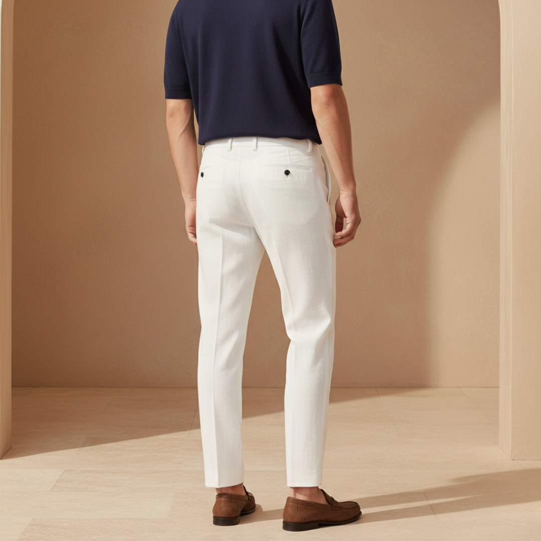 Linen Trousers for Men | Old Money Style | Casual or Formal Wear
