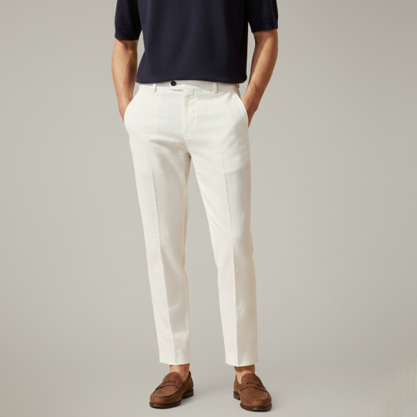 Linen Trousers for Men | Old Money Style | Casual or Formal Wear