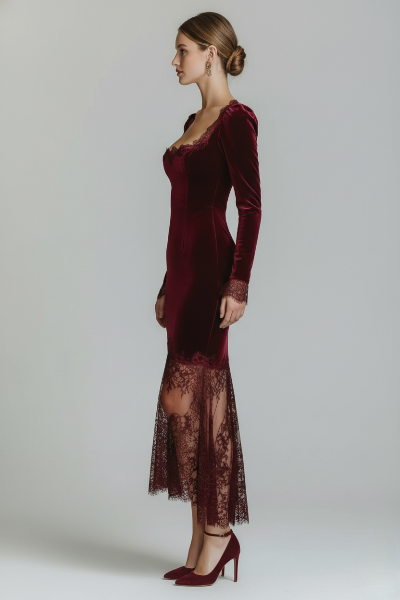 Maxi Dress in Lightweight Fabric with Bohemian Design for Casual Wear and Summer Events