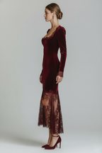 Maxi Dress in Lightweight Fabric with Bohemian Design for Casual Wear and Summer Events