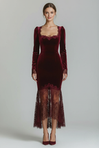 Maxi Dress in Lightweight Fabric with Bohemian Design for Casual Wear and Summer Events