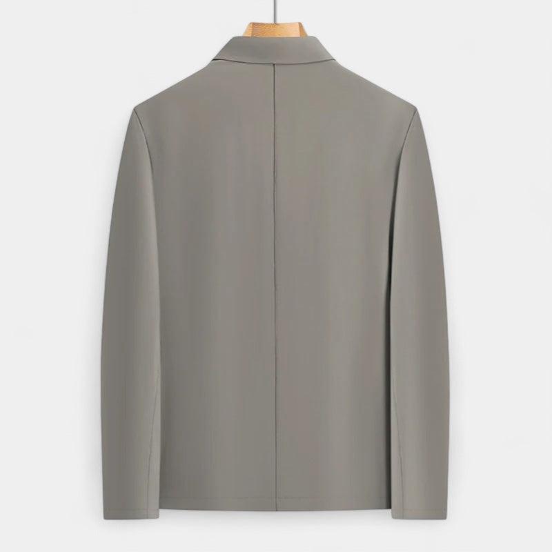 Men's Bomber Polo Jacket - Lightweight Fabric - Casual Business Style - Perfect for Office and Social Events